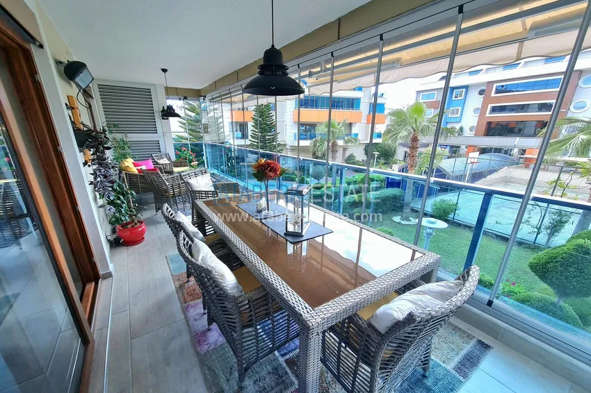 Приобрести Двухкомнатная квартира под ключ в престижном комплексе, район Оба, Алания 8