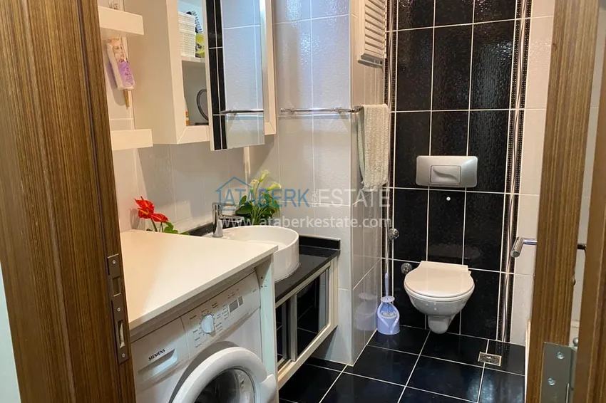 Приобрести Трехкомнатная квартира в Анталии – Лиман, с мебелью в современном комплексе 9 