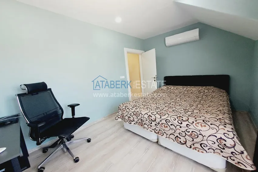 Двухуровневая квартира с мебелью в Газипаше, район Пазарджи 3 