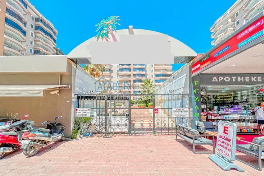 Квартира 2+1 с мебелью, видом на море и горы, район Махмутлар – Алания 12