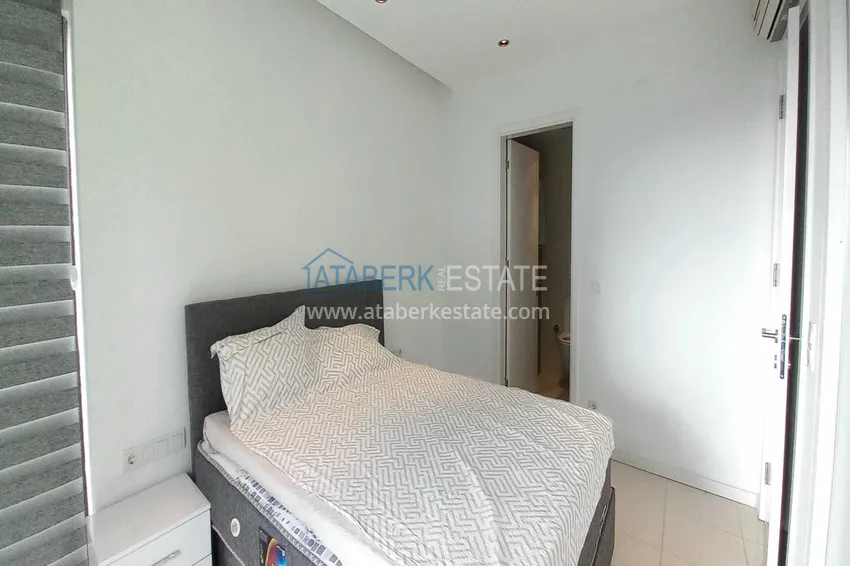 Приобрести Трехкомнатная квартира под ключ с видом на море на первой береговой линии – Оба, Алания 10 