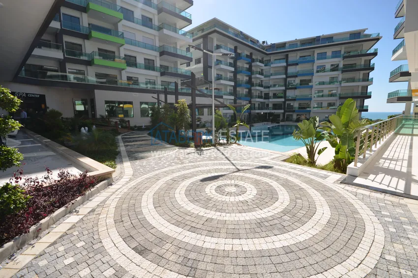 Квартира 1+1 меблированная в резиденции премиум сегмента, район Каргыджак – Алания 10 