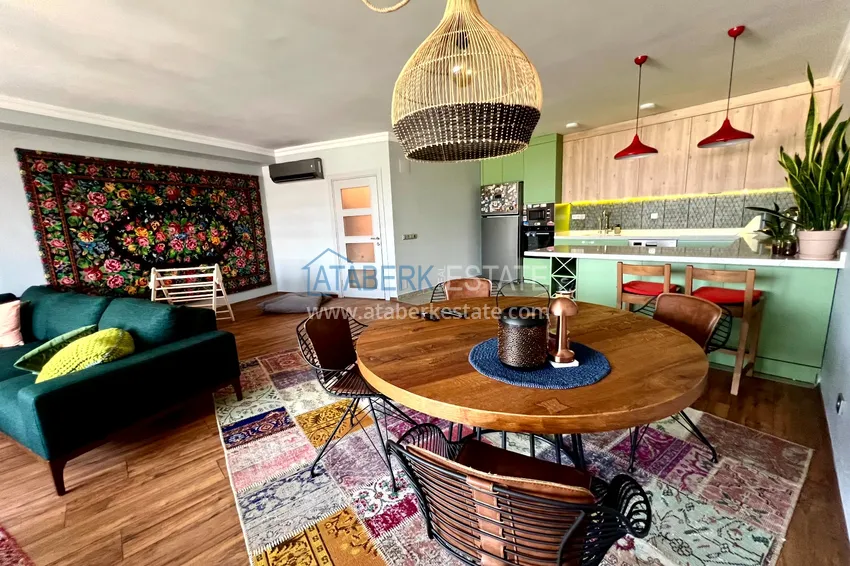 Приобрести Двухуровневый пентхаус с авторским дизайном и исключительными видовыми характеристиками – Тосмур, Алания 9 