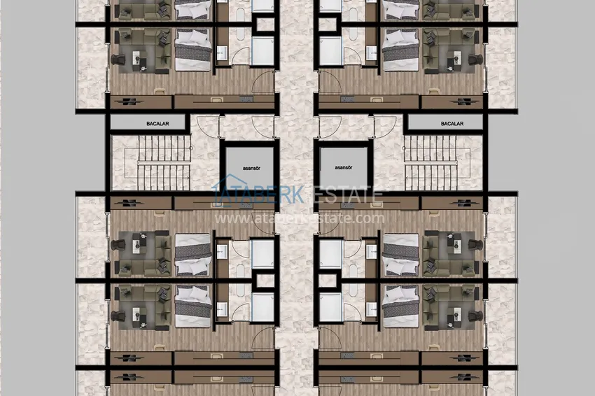 Купить дешево Строящийся проект жилого комплекса в Тедже, Мерсин – выгодное вложение в будущее 3 