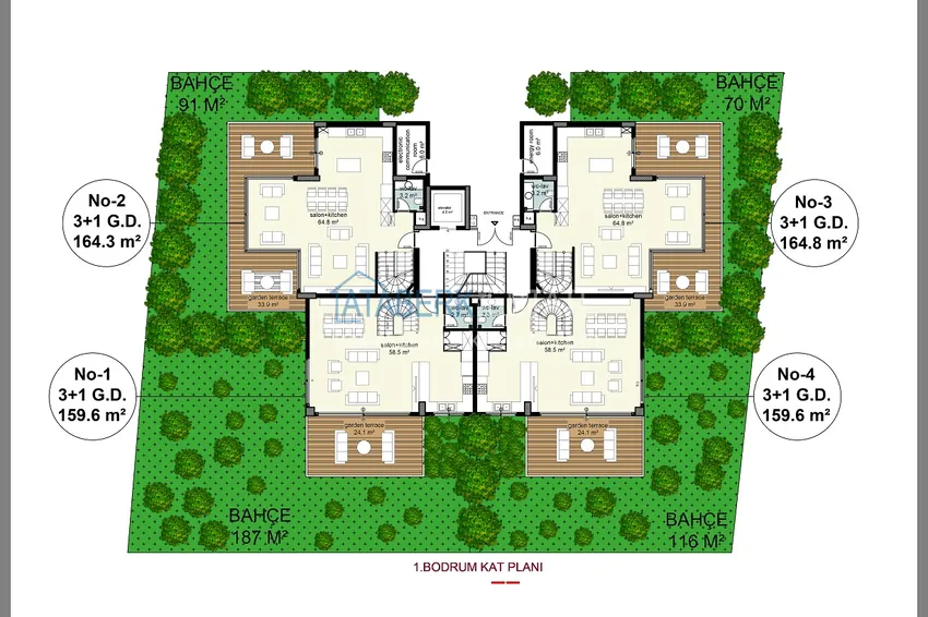 Купить дешево Новый проект камерного жилого комплекса в Аланьи, район Джикджилли. Рассрочка до 3-х лет 2 