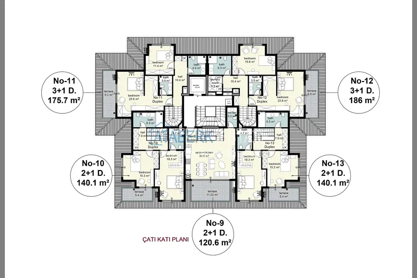 Купить дешево Новый проект камерного жилого комплекса в Аланьи, район Джикджилли. Рассрочка до 3-х лет 7 