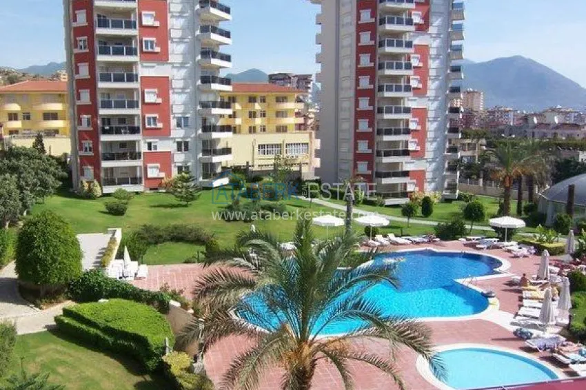 Трехкомнатная квартира с видом в уютном жилом комплексе. Район Джикджилли, Алания 1 