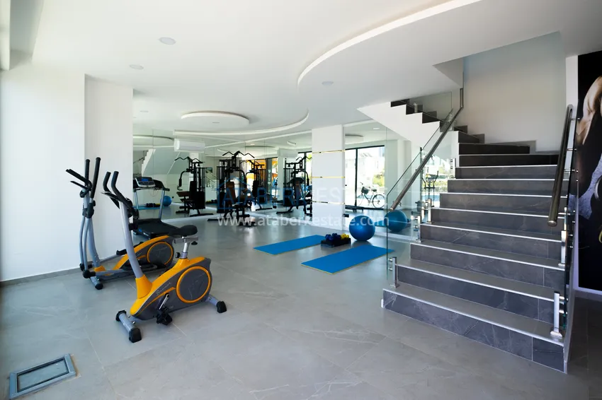 Квартира 2+1 в новом жилом комплексе с частным пляжем. Район Каргыджак, Алания 6 