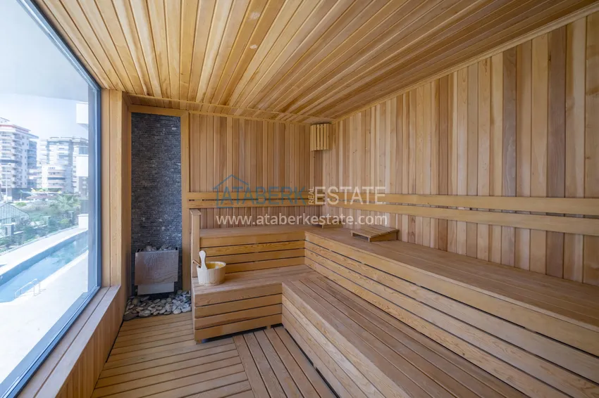 Квартира 2+1 в новом жилом комплексе с частным пляжем. Район Каргыджак, Алания 8 