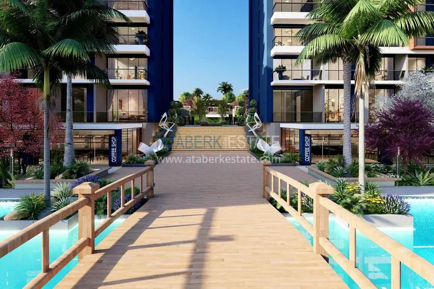 Недвижимость на этапе проекта - современный жилой комплекс в Мерсине, Томюк 16 