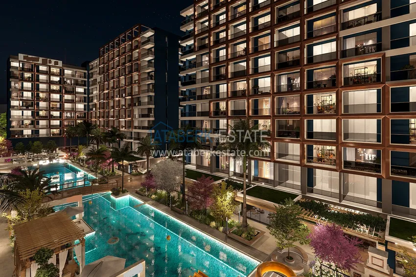 Недвижимость на этапе проекта - современный жилой комплекс в Мерсине, Томюк 23 