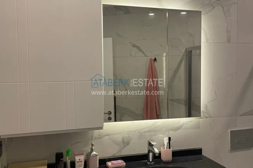 Приобрести Двухкомнатная квартира с мебелью и видом на море. Район Каргыджак, Алания 10 