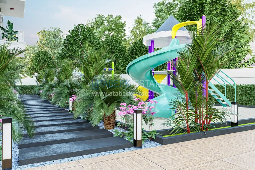 Новый проект жилого комплекса с концепцией отеля в престижном районе Оба, Аланья 12 