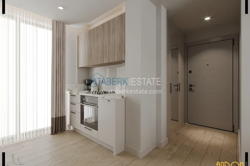 Приобрести Квартиры в перспективном районе Алтынташ, Анталия напрямую от застройщика 10 