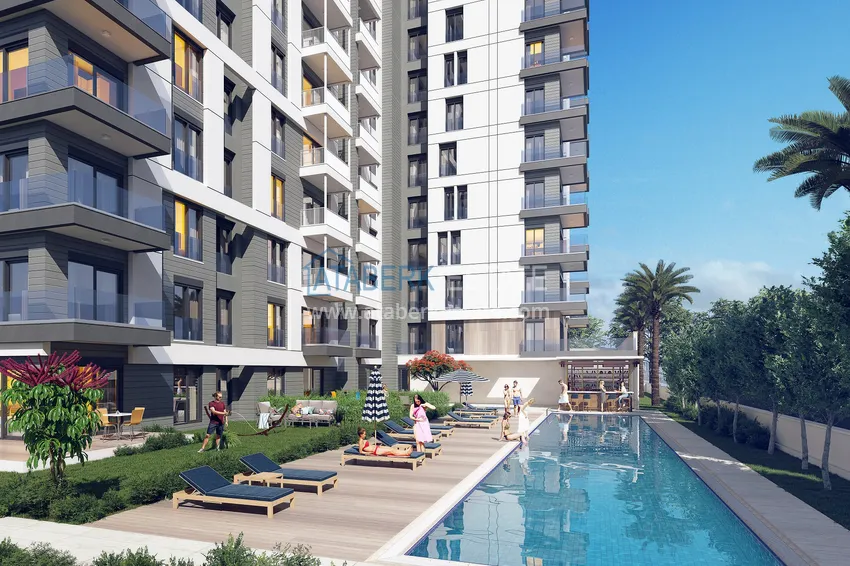 Многоквартирный строящийся комплекс премиум-класс в Анталии, район Алтынташ 9 