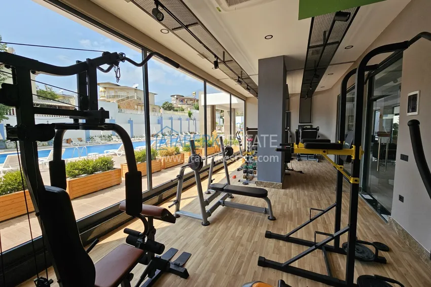 Трёхкомнатная квартира с видом на море и горы – Алания, район Махмутлар 10