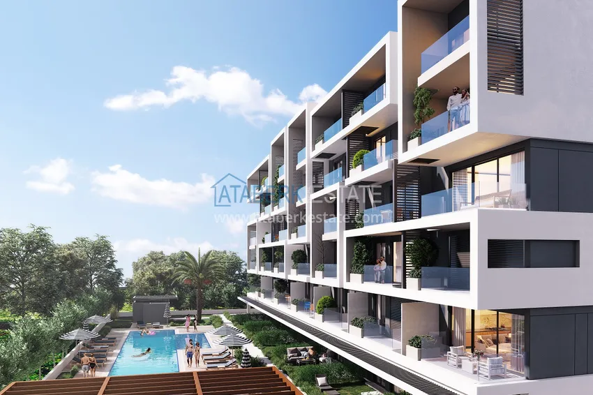 Многоквартирный строящийся комплекс премиум-класс в Анталии, район Алтынташ 10 