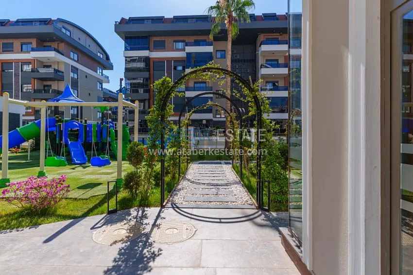 Новостройки Алании! Двухкомнатная квартира в современном жилом комплексе. Район Оба, Алания 13 