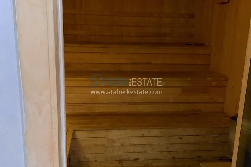 Трехкомнатная квартира с мебелью и панорамным видом на море в Чешмели, Мерсин 14 