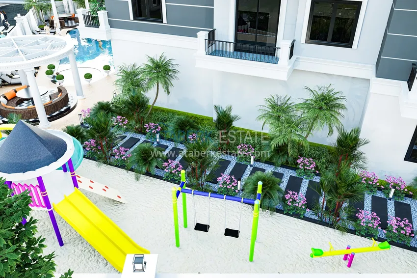 Новый проект жилого комплекса с концепцией отеля в престижном районе Оба, Аланья 13 