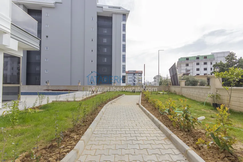 Двухкомнатная квартира с чистовой отделкой - Алания, район Авсаллар 11 