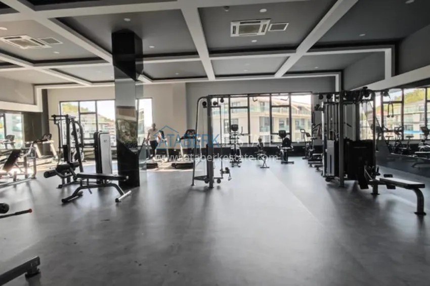 Двухкомнатная квартира с мебелью и видом на море. Район Каргыджак, Алания 13 