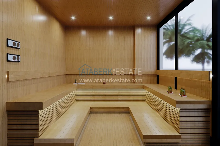 Новый проект жилого комплекса с концепцией отеля в престижном районе Оба, Аланья 34 