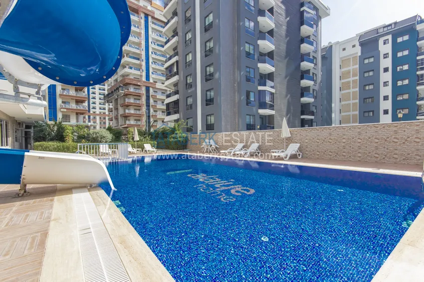 Трехкомнатная квартира под ключ в Махмутларе, с видом на горы и застекленным балконом 12 