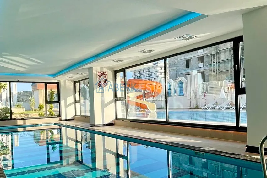 Двухкомнатная квартира под ключ с застекленным балконом - Махмутлар, р-н субботнего рынка 13