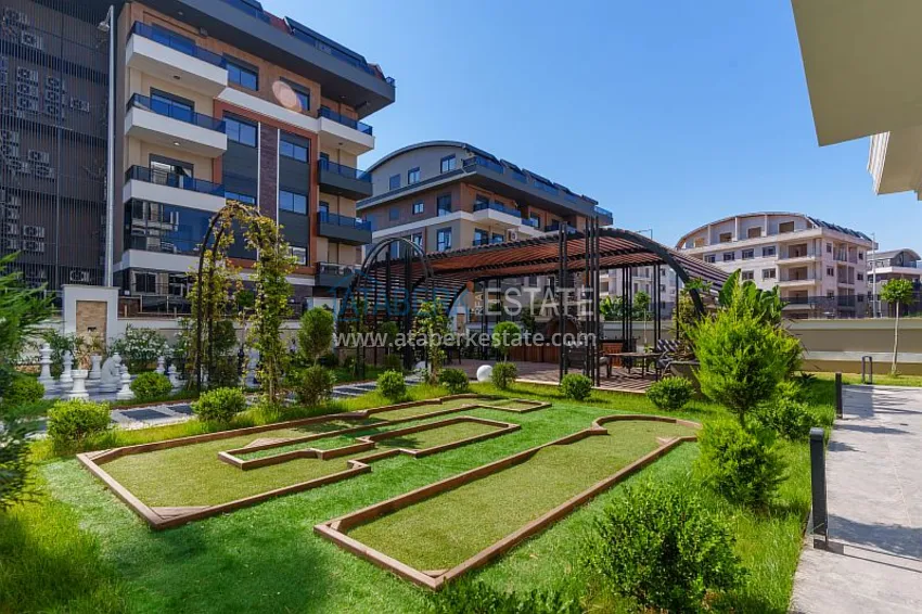 Новостройки Алании! Двухкомнатная квартира в современном жилом комплексе. Район Оба, Алания 15 