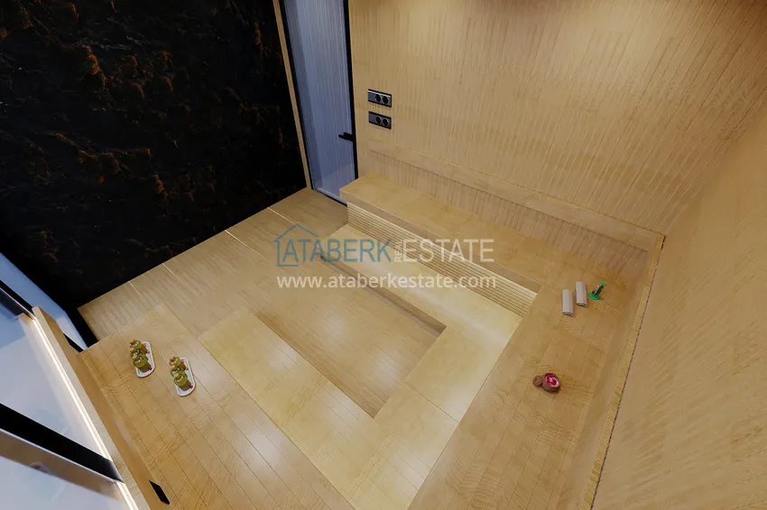 Новый проект жилого комплекса с концепцией отеля в престижном районе Оба, Аланья 35 