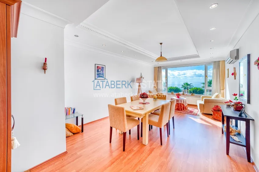 Приобрести Линейная квартира 4+1 с современным интерьером в комплексе на первой береговой в Алании, район Оба 15