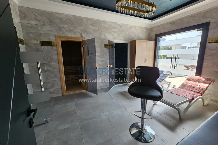 Трёхкомнатная квартира с видом на море и горы – Алания, район Махмутлар 13