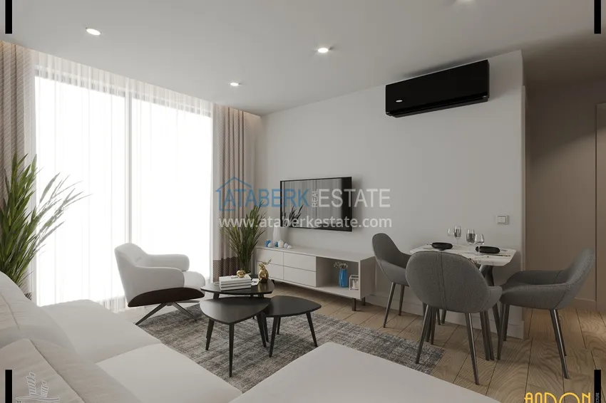 Приобрести Квартиры в перспективном районе Алтынташ, Анталия напрямую от застройщика 14 