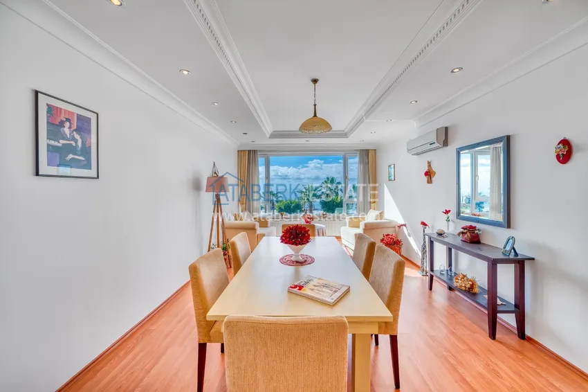 Приобрести Линейная квартира 4+1 с современным интерьером в комплексе на первой береговой в Алании, район Оба 16