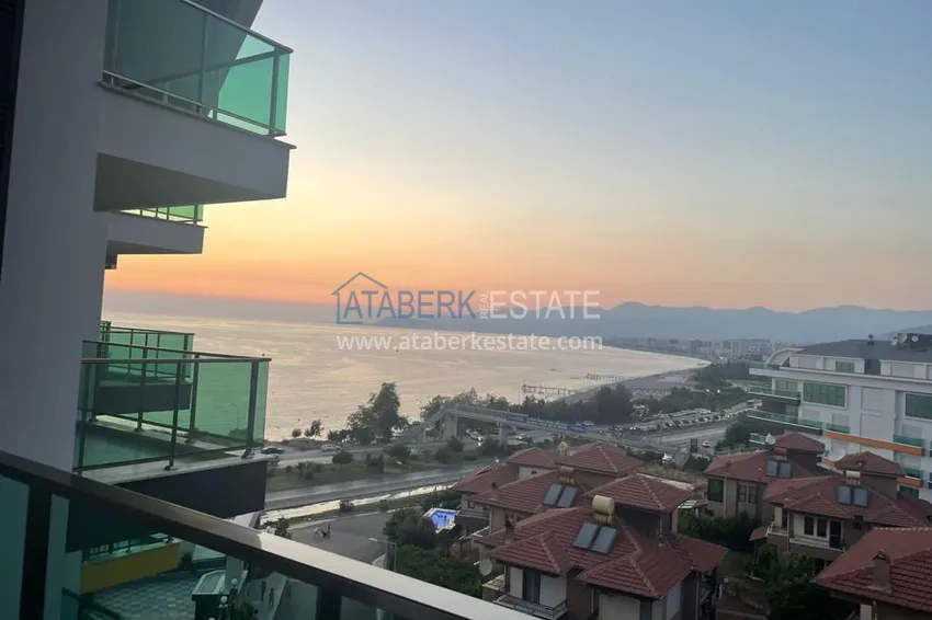 Приобрести Двухкомнатная квартира с мебелью и видом на море. Район Каргыджак, Алания 14 