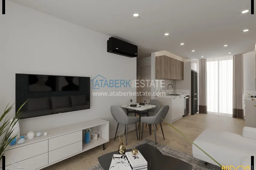 Приобрести Квартиры в перспективном районе Алтынташ, Анталия напрямую от застройщика 15 