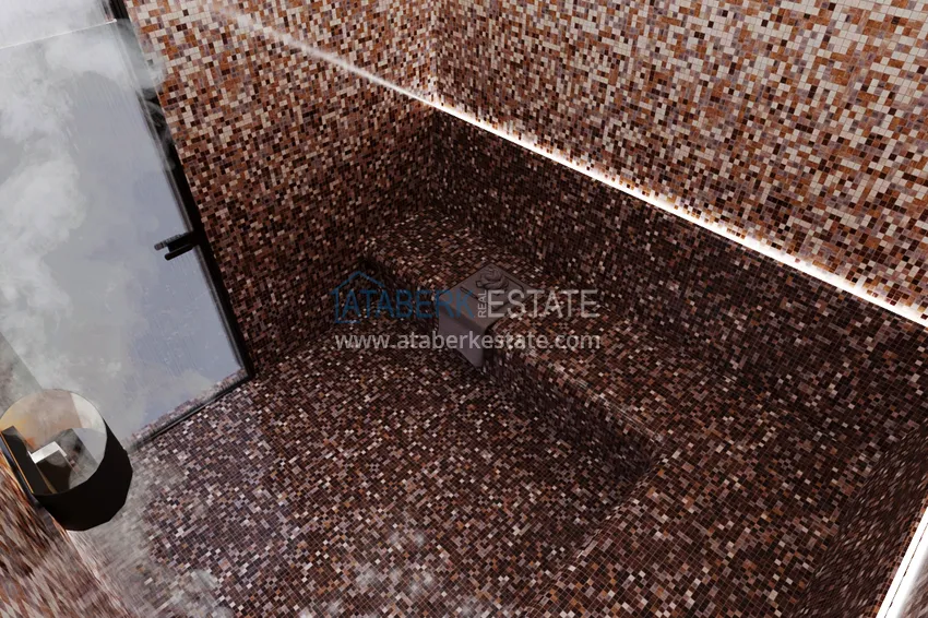 Новый проект жилого комплекса с концепцией отеля в престижном районе Оба, Аланья 37 