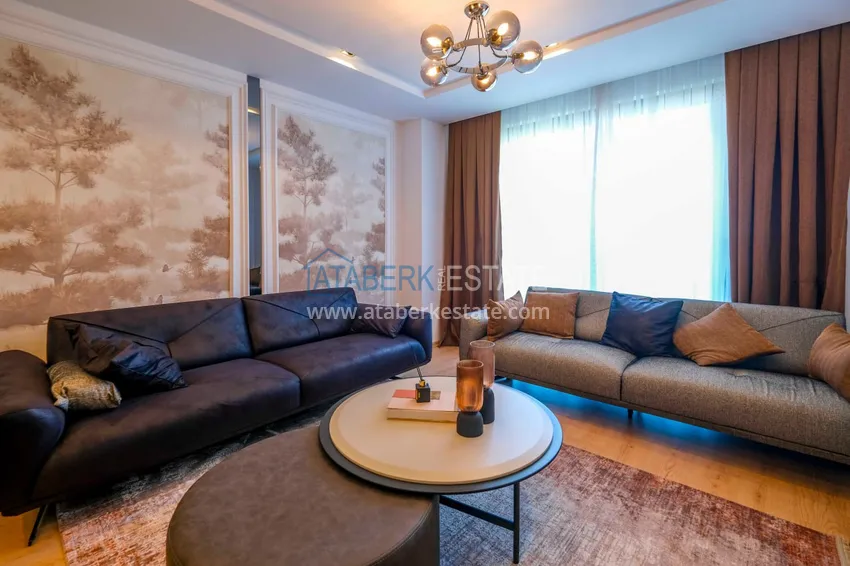 Приобрести Квартира 2+1 в новом жилом комплексе с частным пляжем. Район Каргыджак, Алания 5 