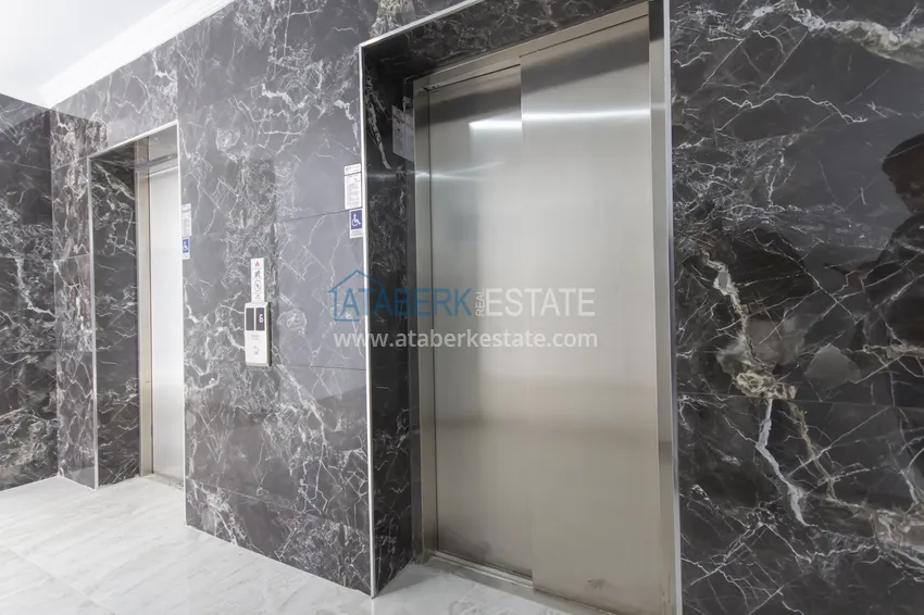 Двухкомнатная квартира с чистовой отделкой - Алания, район Авсаллар 16 