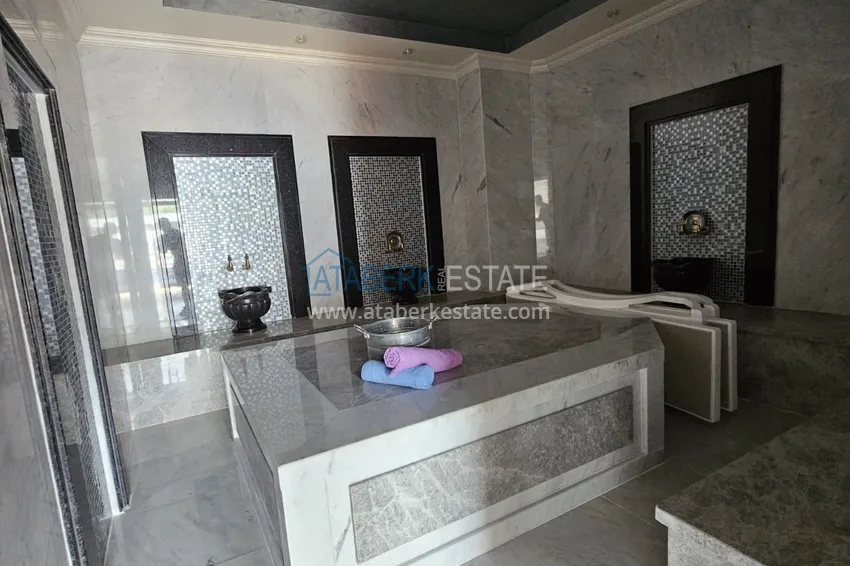 Трёхкомнатная квартира с видом на море и горы – Алания, район Махмутлар 16