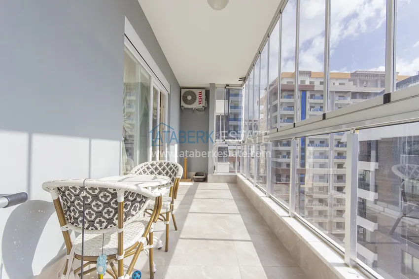 Приобрести Трехкомнатная квартира под ключ в Махмутларе, с видом на горы и застекленным балконом 18 