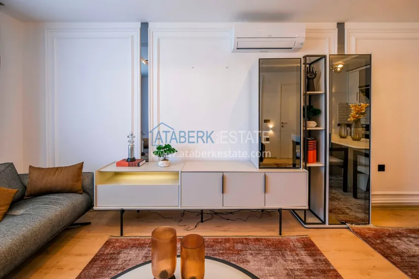 Приобрести Квартира 2+1 в новом жилом комплексе с частным пляжем. Район Каргыджак, Алания 6 