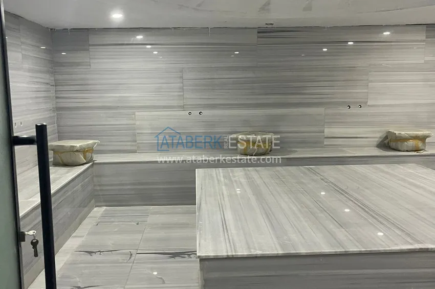 Дуплекс с новой мебелью и видом на горы в современном комплексе - город Газипаша 10 