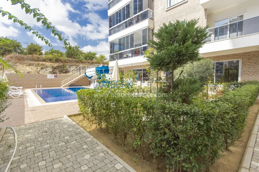 Трехкомнатная квартира под ключ в Махмутларе, с видом на горы и застекленным балконом 17 