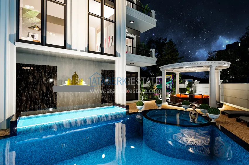 Новый проект жилого комплекса с концепцией отеля в престижном районе Оба, Аланья 20 