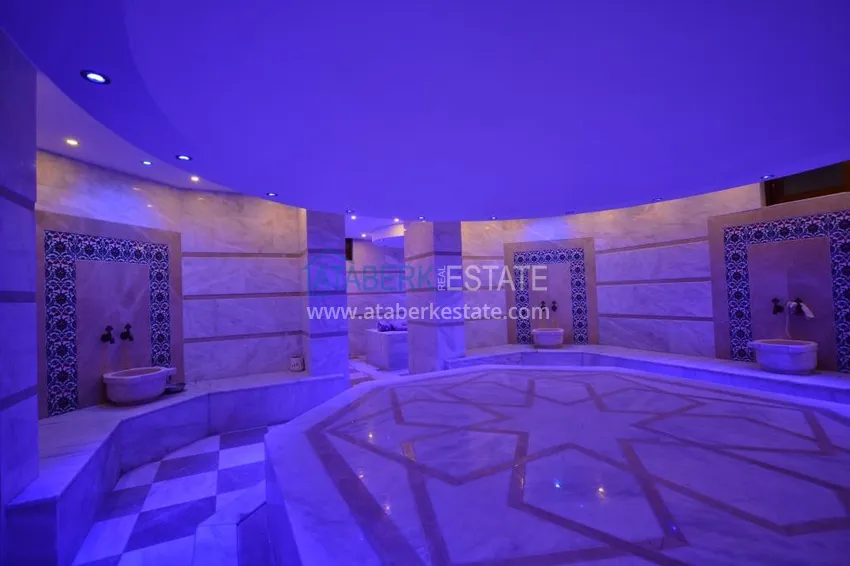 Вилла в Авсалларе - трехэтажный таунхаус на два хозяина с частным садиком  19 