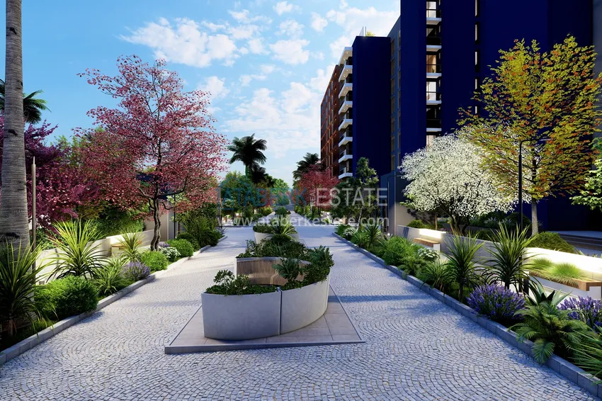 Недвижимость на этапе проекта - современный жилой комплекс в Мерсине, Томюк 33 