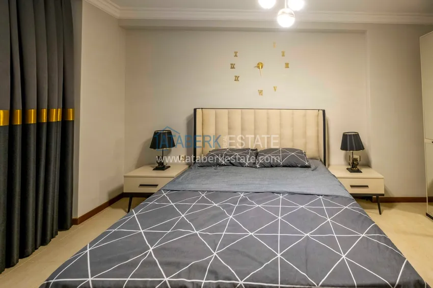 Приобрести Трёхкомнатная квартира в комплексе на первой береговой, район Махмутлар – Алания 15 