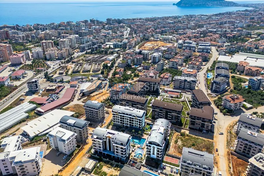 Новостройки Алании! Двухкомнатная квартира в современном жилом комплексе. Район Оба, Алания 1 